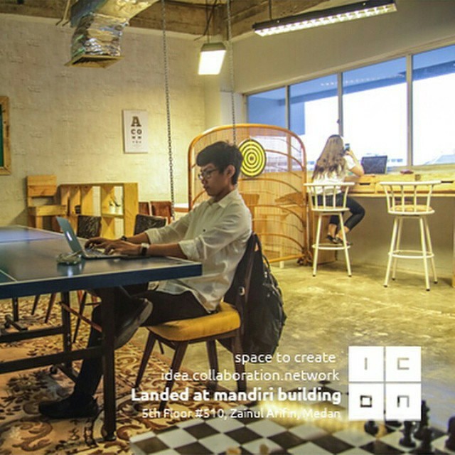 Icon Coworking Space : Idea, Collaboration & Network