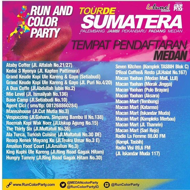 Pendaftaran Run and Color Party