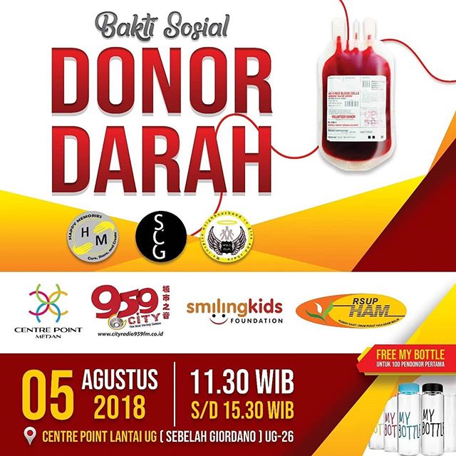 Mall Centre Point : Bakti Sosial Donor Darah